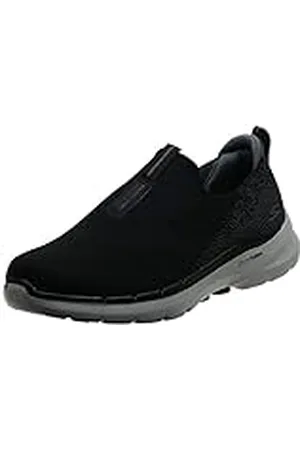 Skechers Gowalk 6-Stretch Fit Slip-On Athletic Performance - Zapatos para Caminar, Color Negro/Blanco, 8.5 X-Ancho, , 41 EU
