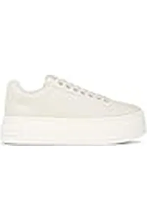 Calvin Klein Jeans BOLD PLATF LOW OH MG LTH Zapatillas deportivas Mujer, Beige (Eggshell), 41 EU