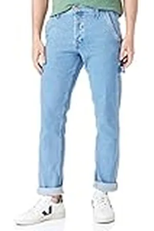 JACK & JONES Jjichris Jjutility MF 716 Jeans, Azul Denim, 31W x 32L para Hombre