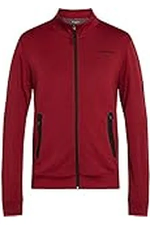 energetics Pero Jacke Chaqueta para Hombre, Rojo Oscuro/Melange, Medium