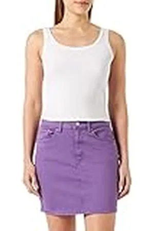 JACK & JONES Jjxx Jxhazel Skirt Akm Color Ln Falda, Mujer, Royal Lilac, M