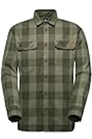Mammut Tamaro Camisa Manga Larga Hombre, pantano Marsh-Dark, S
