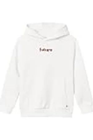 NAME IT NKMLATIAS LS Sweat WH UNB Sudadera con Capucha, , 122-128 para Niños