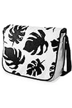 Bonamaison Impresas digitalmente Bolsos de Escuela Messenger con Correa Negra para niñas y jóvenes, Bolso Bandolera para Estudiantes, tamaño: 29 x 36 cm