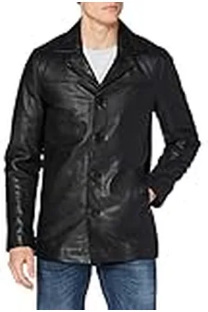 Schott NYC LCMAINE2, Chaqueta de Cuero para Hombre, , L
