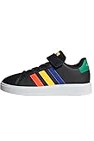adidas Grand Court Court Elastic Lace And Top Strap Shoes, Zapatillas de tenis Unisex niños, , 36 EU