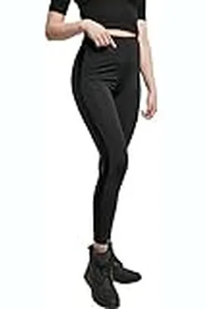 Urban classics Tb4556-ladies Highwaist Shiny Stripe Leggings, , XXXXXL para Mujer