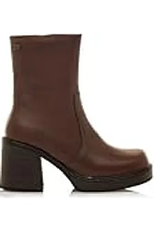 MTNG Botines de tacón Mujer Botines de tacón New Oasis 59800 Mujer | De Piel, con Interior Piel, caña Alta y Punta Redonda | Botines de tacón Casual | Cierre con Cremallera | 58635 |