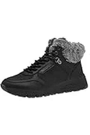Tamaris Zapatillas para Mujer, Duo-Tex, Negro Liso, 40 EU