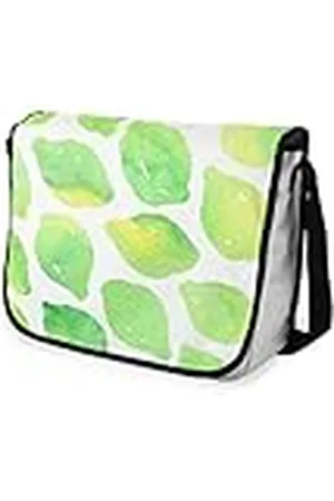 Bonamaison Bolsa de Mensajero con Estampado Digital con Correa Negra para Estudiantes, Bolsa de Cuerpo Cruzado, Bolsa de mensajería, Bolsa de Hombro para niños, niñas, niños, tamaño: 29 x 36 cm