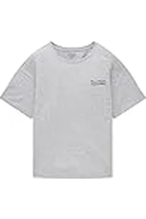 TOM TAILOR 1035118 Camiseta, 15398-Light Stone Grey Melange, 140 para Niñas
