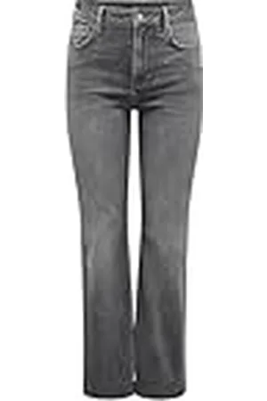 ONLY Onlbailey HW Kick Flare Dnm CRO Jeans, , 30W x 32L para Mujer