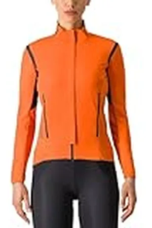 Castelli 4522543-857 PERFETTO RoS 2 W JKT Jacket Mujer RED ORANGE/BLACK Tamaño M