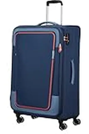 American Tourister Pulsonic - Spinner L, Madasa expandible, 81 cm, 113/122 L, Blue (Combat Navy)
