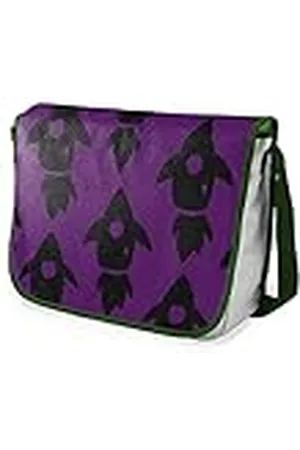 Bonamaison Bolso escolar de mensajero impreso digitalmente con correa caqui para estudiantes, bolsa cruzada, bolsa de mensajero, bolsa de hombro para la escuela, vuelta a la escuela, tamaño: 29 x 36