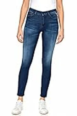 Replay Luzien Forever Blue Jeans, 009 Azul Medio, 25W x 32L para Mujer