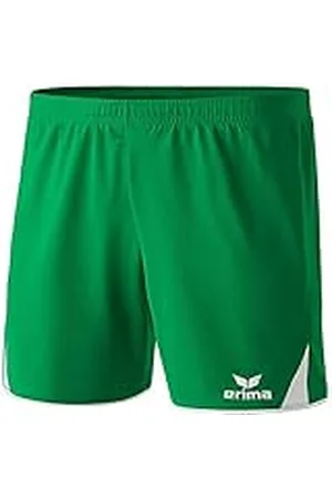 Erima Classic 5 Cubos Pantalón Corto, Unisex niños, Smaragd/Blanco, XXS