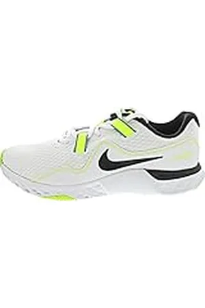 Nike Renew Retaliation TR 2, Zapatos Hombre, White/Black-Volt-Lt Blue Fury, 47.5 EU