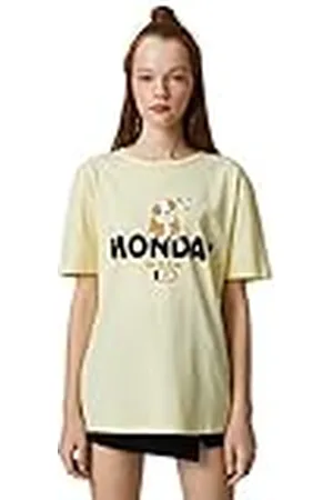 Koton Printed Short Sleeve Crew Neck T-Shirt Camiseta, , S De Las Mujeres