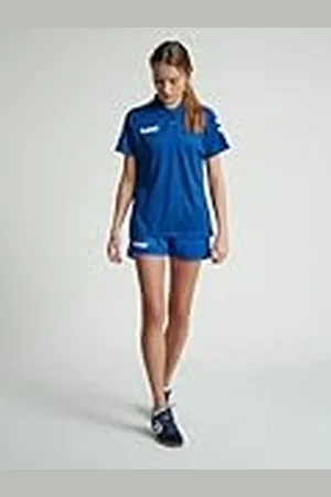 Hummel Polo funcional para mujer Core, Mujer, Camisa, 203448-7045, Azul auténtico., small
