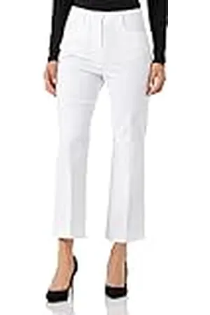 Moschino Midi-Flare Trousers Pantalones Casuales, , 40 De Las Mujeres