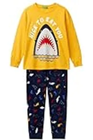 Benetton Pig(Maglia+Pant) 3VR50P07J Juego de Pijama, , 150 para Niños