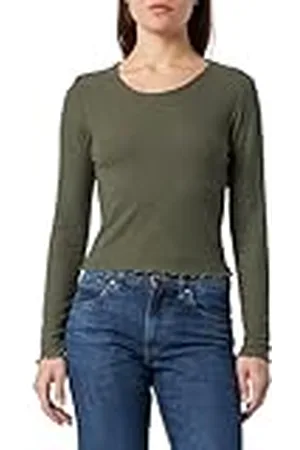 ONLY Onlemma L/S O-Neck Short Top Noos Jrs Camiseta de Manga Larga, , XXL para Mujer
