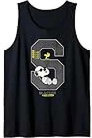 Peanuts Grunge Varsity Snoopy Woodstock Slacker de los años 50, retro Camiseta sin Mangas