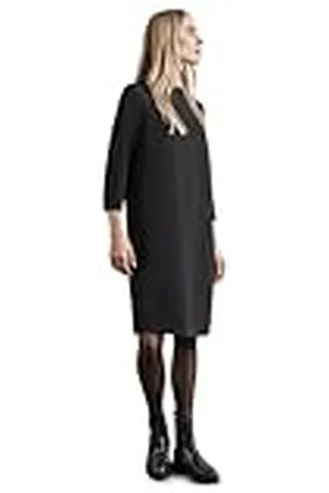 Street one A144268 Vestido de Cuello de Tortuga sólido, , 48 Mujeres