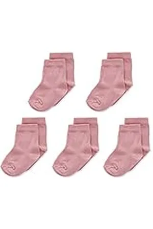 Minymo Ankle Sock-Solid (5-Pack) Calcetines, , 19-22 (Pack de 5) Unisex bebé
