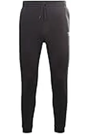 Reebok Identity Left Leg Pantalón, Hombre, Black, M