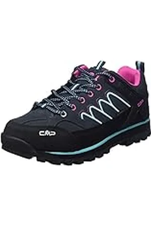 CMP Moon Low Trekking Shoe WP, Zapatillas de Paseo. Mujer, Antracita Acqua, 39 EU