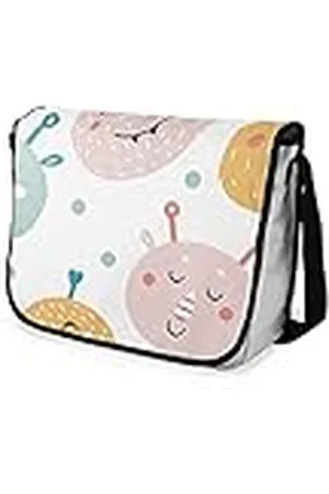 Bonamaison Bolsa de Mensajero para Estudiantes, con impresión Digital, Bolsa de mensajería, Bolsa de Hombro, para niños, niñas, niños, tamaño: 29 x 36 cm