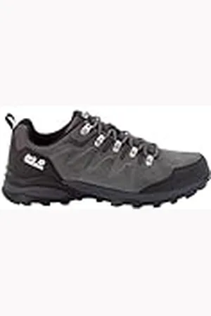 Jack Wolfskin Refugio Texapore Low M, Zapatillas, Hombre, Grey Black, 39.5 EU