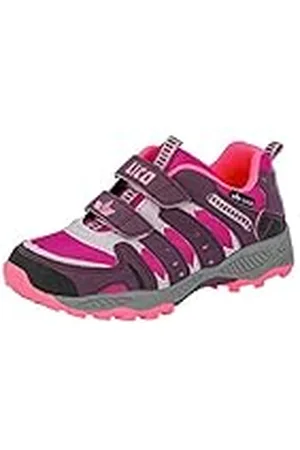 LICO Fremont V Zapatos de Low Rise Senderismo Niñas, Multicolor (Bordeaux/Rosa), 27 EU (9.5 UK UK)