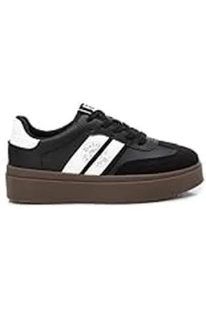 Refresh Zapatilla Mujer Negro - Calzado Cómodo y Versátil - Moda Casual - Modelo 17281904 (Talla 37)