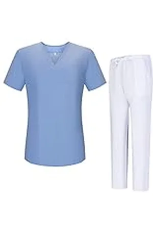 MISEMIYA Uniformes Sanitario Mujer G715-6802-BLANCO Túnica de enfermería, , M