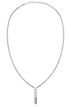 Tommy Hilfiger Jewelry Collar con Colgante para Hombre en Acero Inoxidable con una Placa Grabada - 2790314