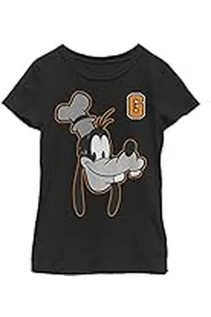 Disney Mickey Classic - Letter Goof Short Sleeve T-Shirt, Camiseta Niñas, , 104