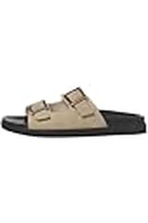 JACK & JONES Suede Buckle Sandal, Jfwdallas-Sandalias de Ante con Hebilla Hombre, , 40 EU