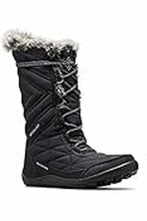 Columbia MINX MID III, Botas de Nieve Mujer, Black, Ti Grey Steel, 36 EU