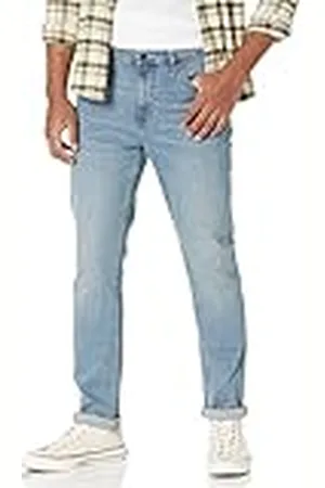 Amazon Pantalón Vaquero Cómodo y Elástico de Ajuste Entallado (Previamente Goodthreads) Hombre, , 35W / 30L