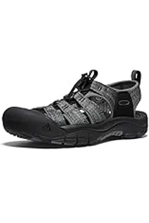 Keen Newport H2, Sandalias Hombre, Negro (Black/Steel Grey), 47.5 EU