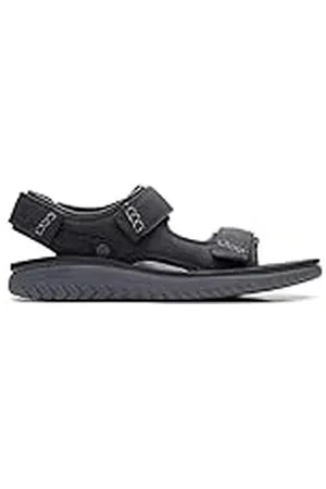 Clarks Wesley Bay, Sandalia, para Hombre, (Black), 42 EU