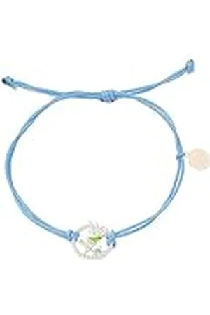 Disney Pulsera de cordón ajustable Campanilla, talla única, Zinc