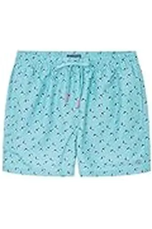 Springfield SPRINGFILED Bañador Estampado orcas, Bañador para Hombre Hombre, Turquoise, M