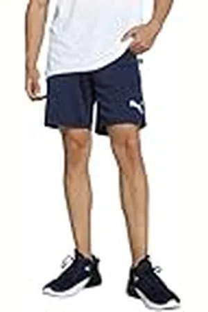 PUMA TeamGOAL Training Short, Pantalones Cortos de Punto Adultos Unisex, Navy- White-Persian Blue, 658643