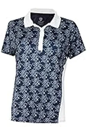 Island Green Polo de Golf con Estampado Freesia IGLTS2052 para Mujer