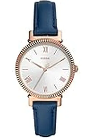 Fossil Daisy Reloj para mujer, movimiento de cuarzo con correa de acero o piel, , 34MM