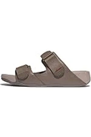 FitFlop Gogh Moc Slide in Leather, Sandalias deslizantes Hombre, , 44.5 EU Ancho